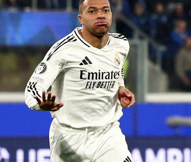 UCL: Mbappe scores landmark goal in Real Madrid’s win over Atalanta