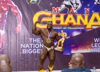 Charles Kumi wins 2024 Man Ghana Bodybuilding contest