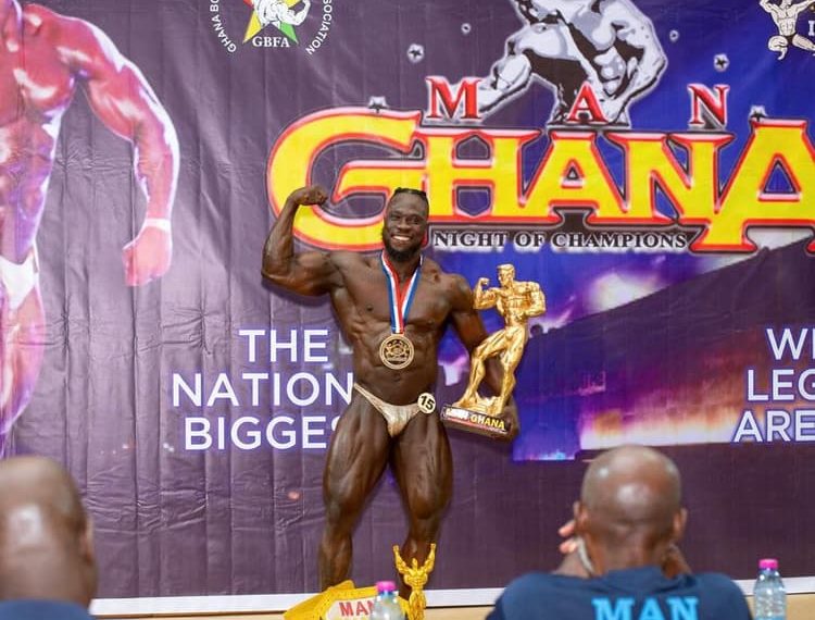 Charles Kumi wins 2024 Man Ghana Bodybuilding contest