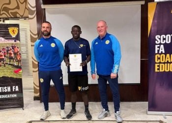 Jeff Eduku officially secures UEFA License C coaching certificate