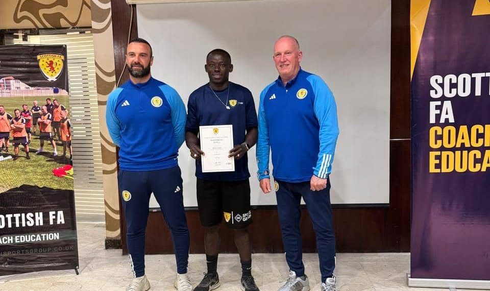 Jeff Eduku officially secures UEFA License C coaching certificate