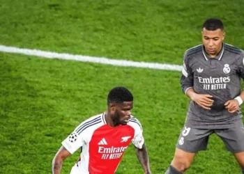 Thomas Partey stars as Arsenal rout Real Madrid in UCL quarterfinal first leg