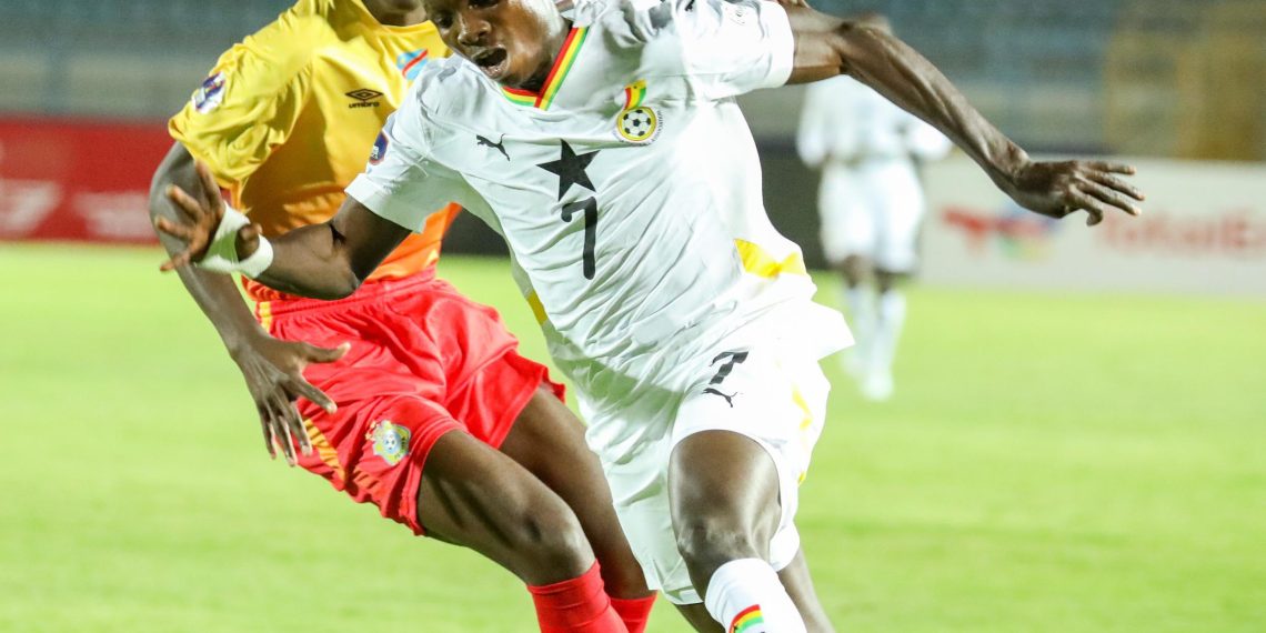 NEWS IN NZEMA: Emmanuel Mensah in action as Black Satellites open U-20 AFCON campaign with disappointing draw