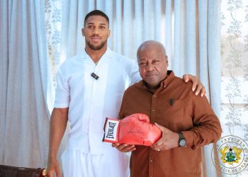 You will be our Ambassador for Boxing in Africa- President Mahama to Anthony Joshua [VIDEO]