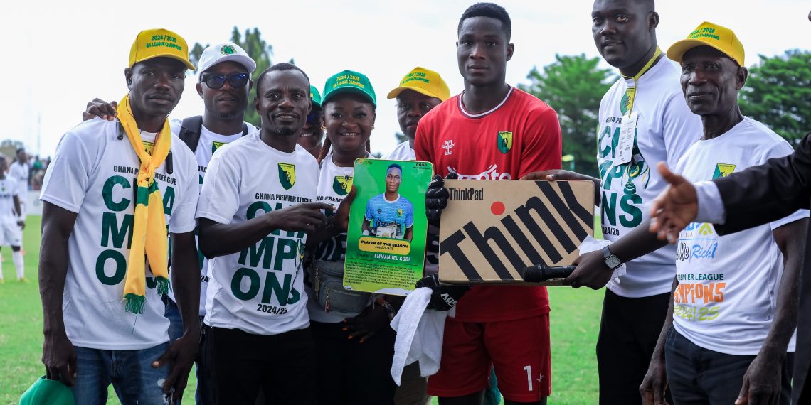 Bibiani GoldStars: Goalkeeper Emmanuel Kobi named Supporters’ Player of The Season