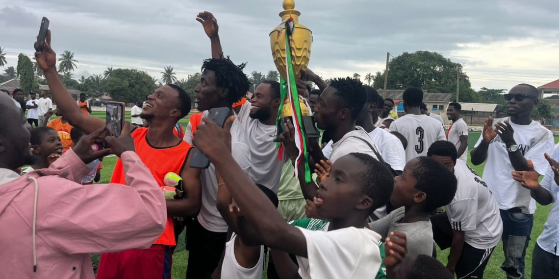 Anokyi United wins Nzema Super Clash after beating Professionals 4-2