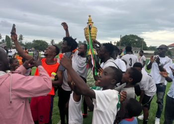 Anokyi United wins Nzema Super Clash after beating Professionals 4-2