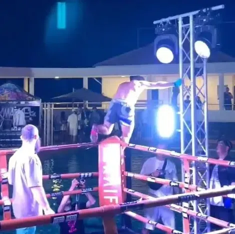 Boxer who smoked weed before bout gets electric shock while celebrating victory