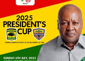 Kotoko, Hearts clash at President’s Cup slated for 6th July