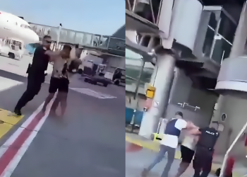 Top African footballer arrested for refusing to wear seatbelt on plane (Video)