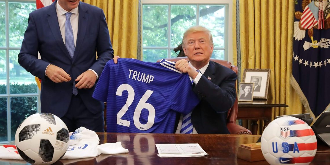 No Messi or Ronaldo: Trump names his greatest footballer of all time