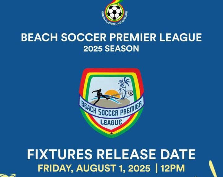 2025 Beach Soccer League Fixtures Out August 1