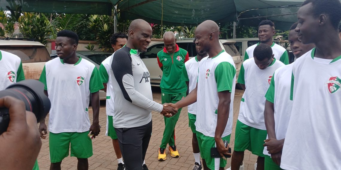 Photos: Karela United owner Haruna Iddrisu visits training ground
