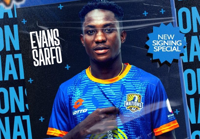 Nations FC sign attacker Evans Sarfo from PAC Academy