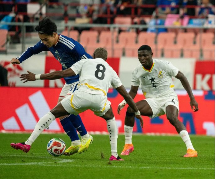 Ghana suffers defeat against Japan