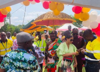 Adamus renovates Nyaniba school, commision Nkroful Health Centre Maternity Ward