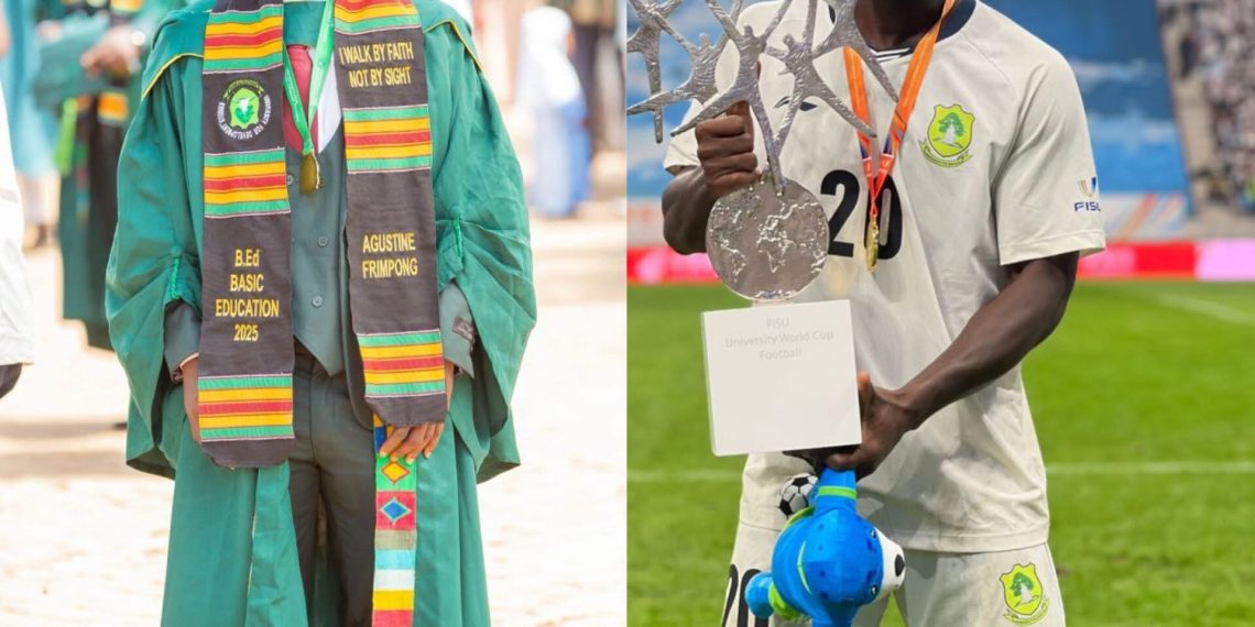 GoldStars’ Ronald Frimpong graduates from UDS with Bachelor of Education